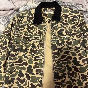 Stussy camo canvas wash jacket